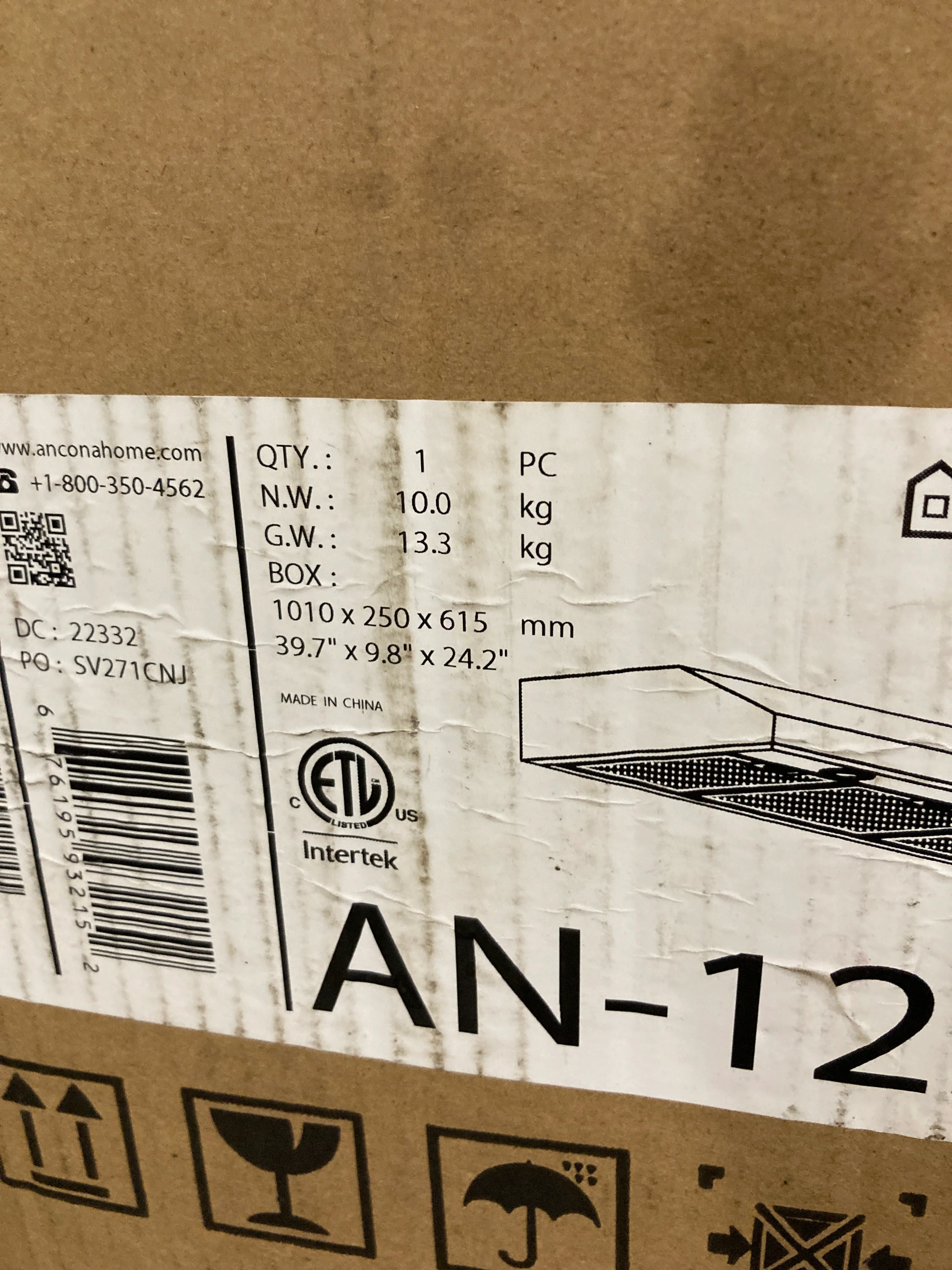 NEW in Box - Slim III 36 in. Range Hood with LED lights Range Hood - Retail $249 - Image 7