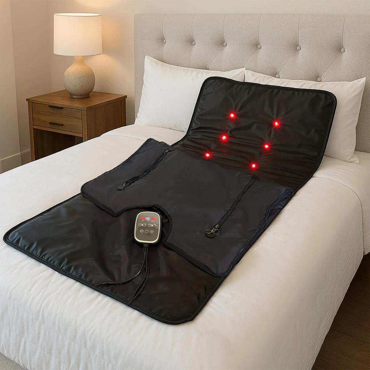 NEW - LifeTrend Sauna Blanket with Red Light Therapy - Image 2