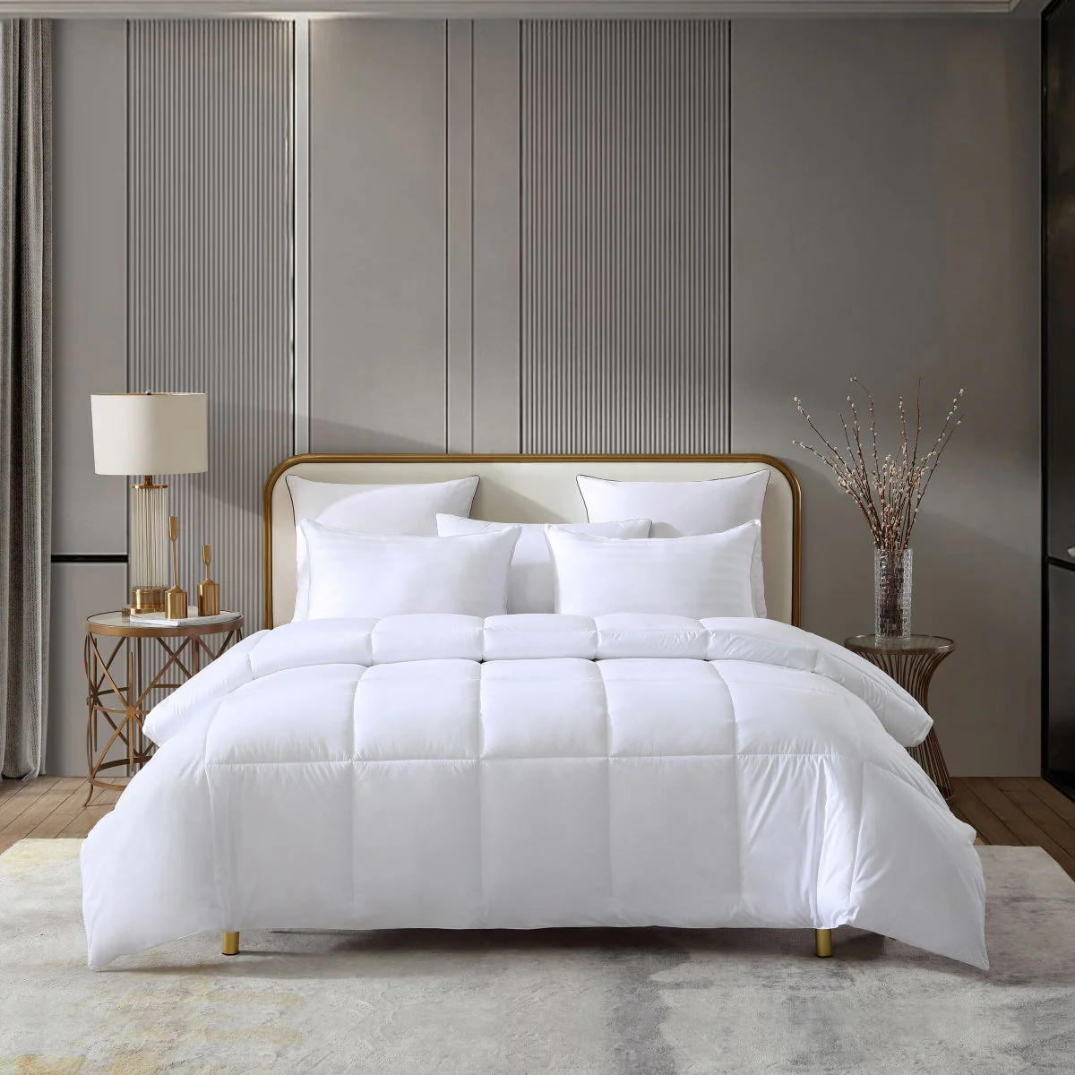 NEW - Farm to Home Down Alternative Comforter, Twin - Image 3