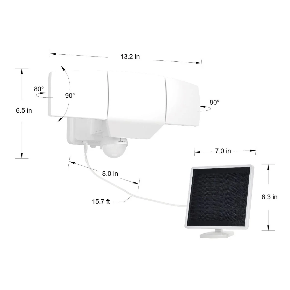 Lutec Motion Activated Solar Security LED Light - Image 2