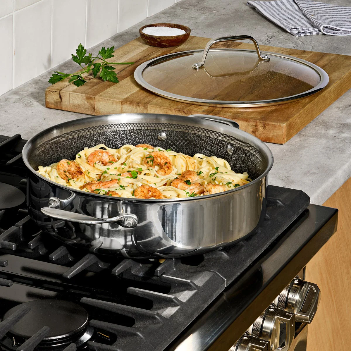 T-fal Hybrid Mesh Stainless Steel 6-quart Universal Pan - Image 2