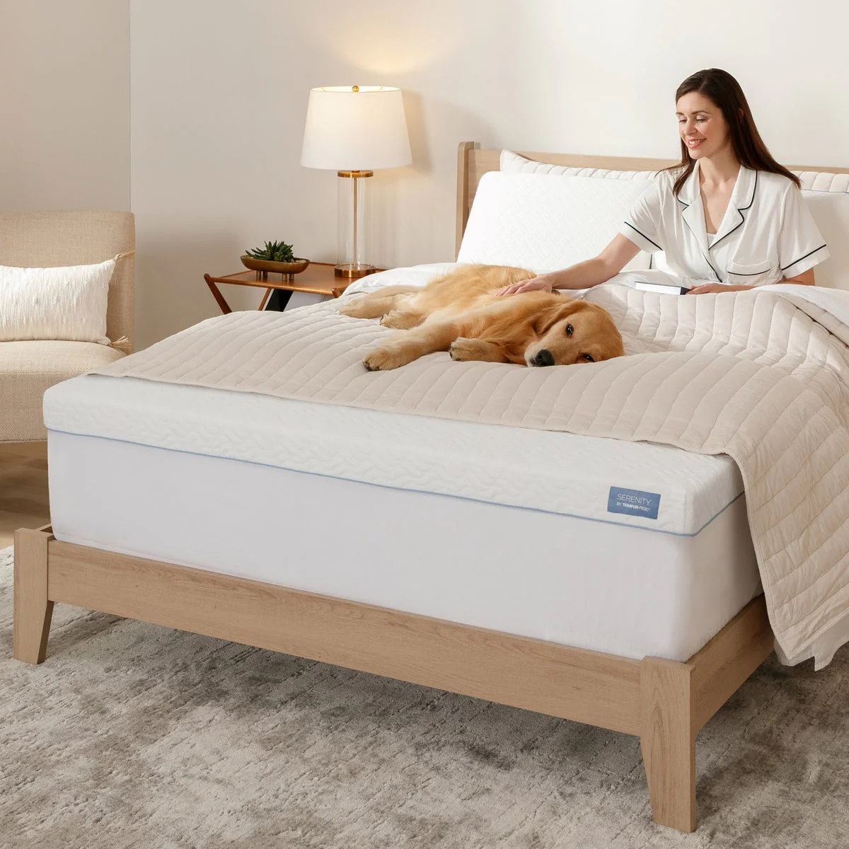 Serenity by Tempur-Pedic 3” Memory Foam Mattress Topper, Cali King - Image 6