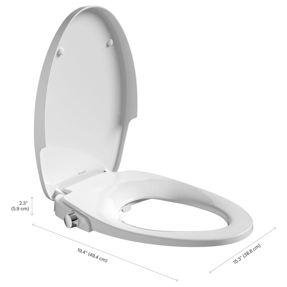 NEW - Brondell Swash CL150 Elongated Bidet Toilet Seat - Image 2
