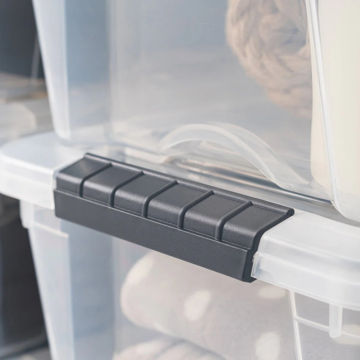 IRIS 12.9 Quart Buckle Up Storage Bin, 6-pack - Image 4
