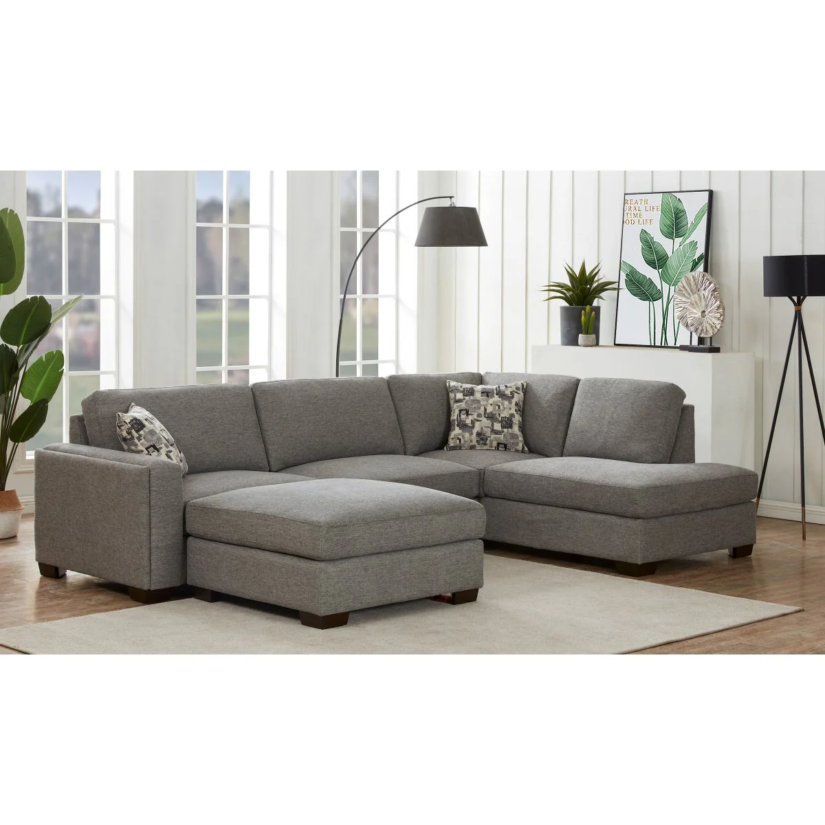 Maycen Fabric Sectional - Image 2
