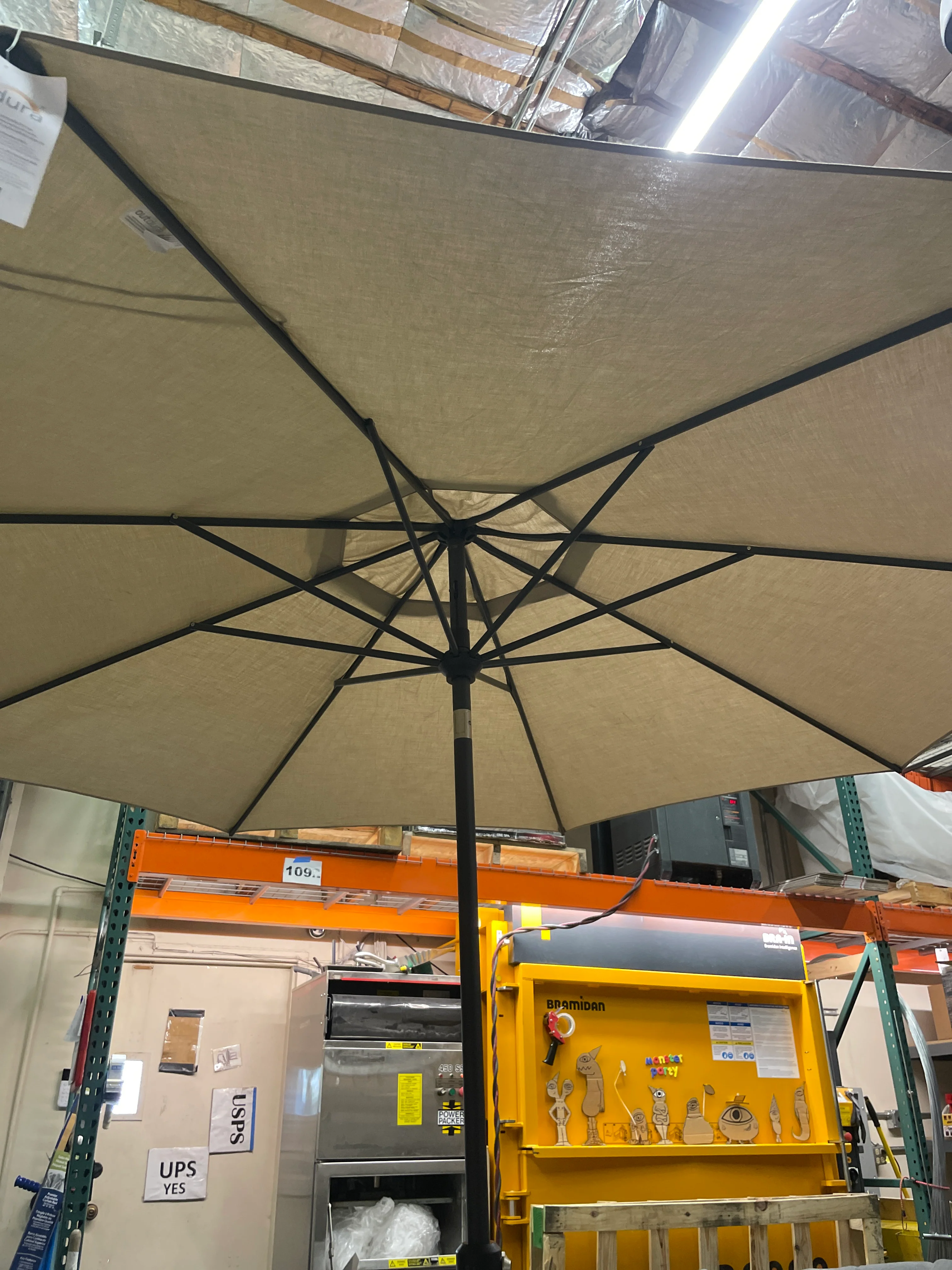 NEW - Costco - ProShade 10ft Round Auto Tilt Aluminum Market Umbrella - Retail $154 - Image 3
