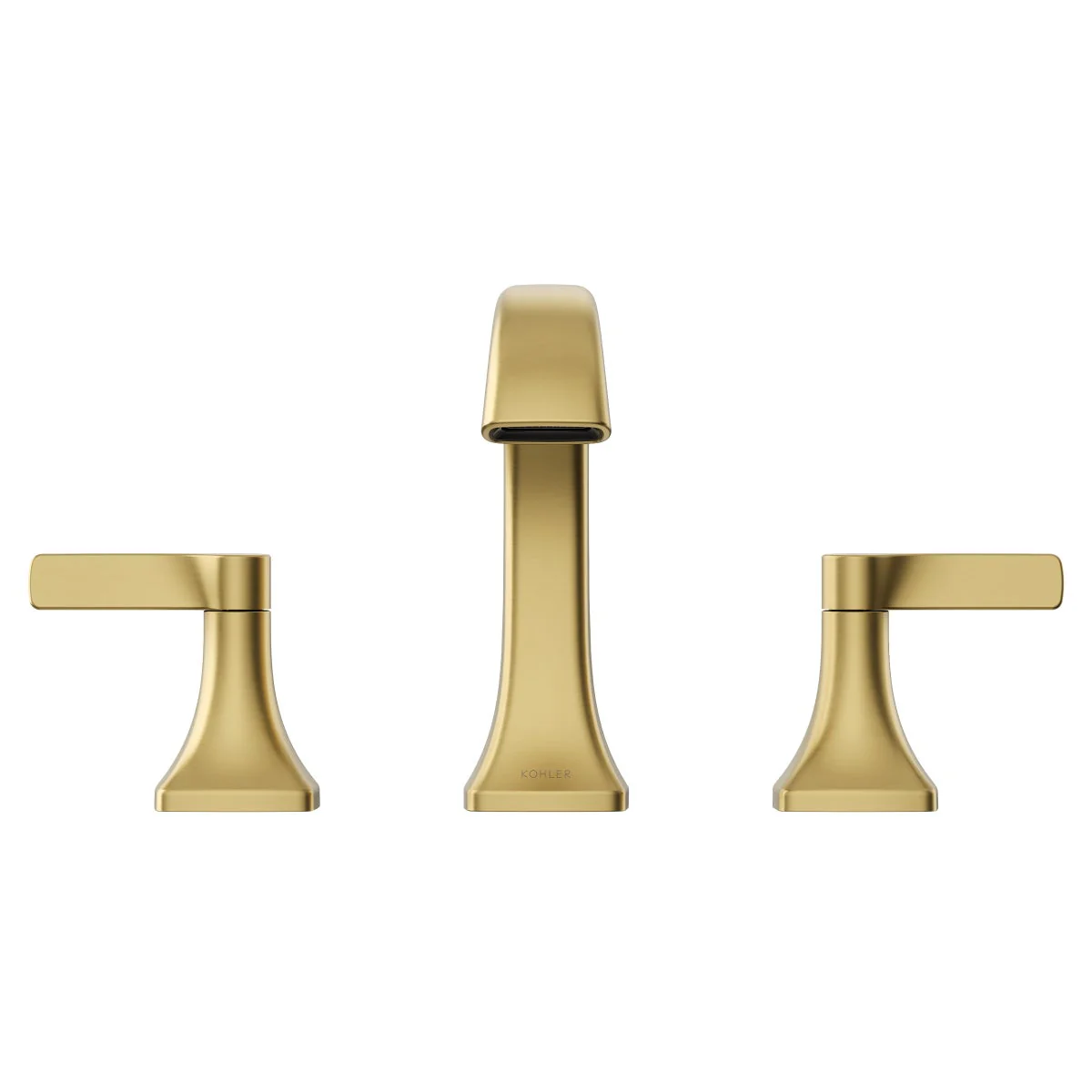 New - Kohler Riverly Widespread Bathroom Sink Faucet Gold - Image 2