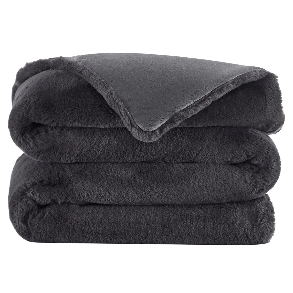 NEW - FRYE Luxe Faux Fur Throw - Image 5