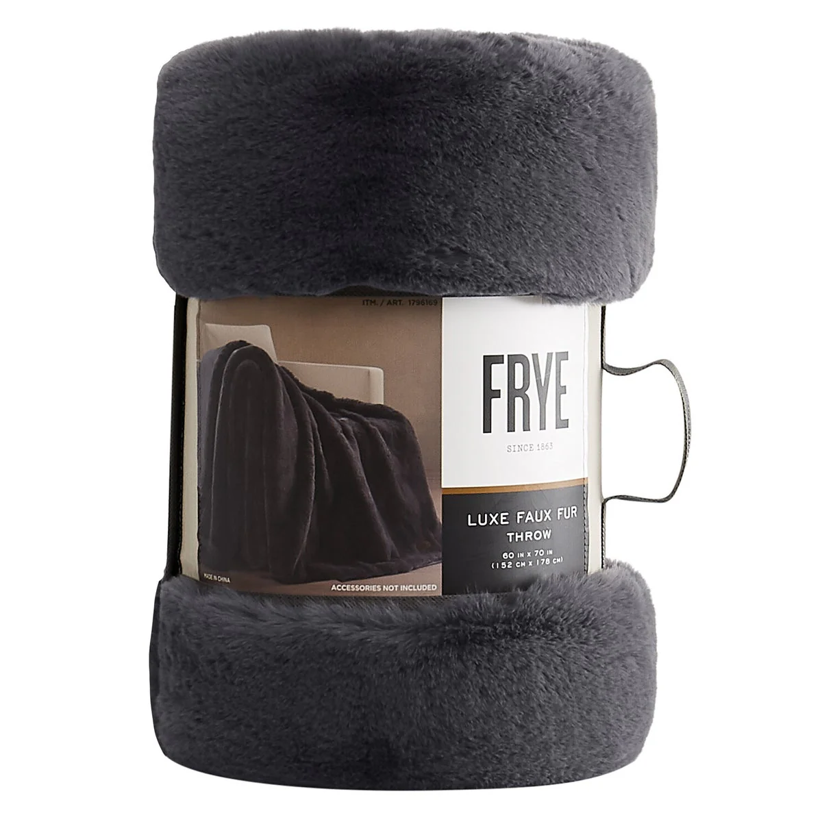 NEW - FRYE Luxe Faux Fur Throw - Image 8
