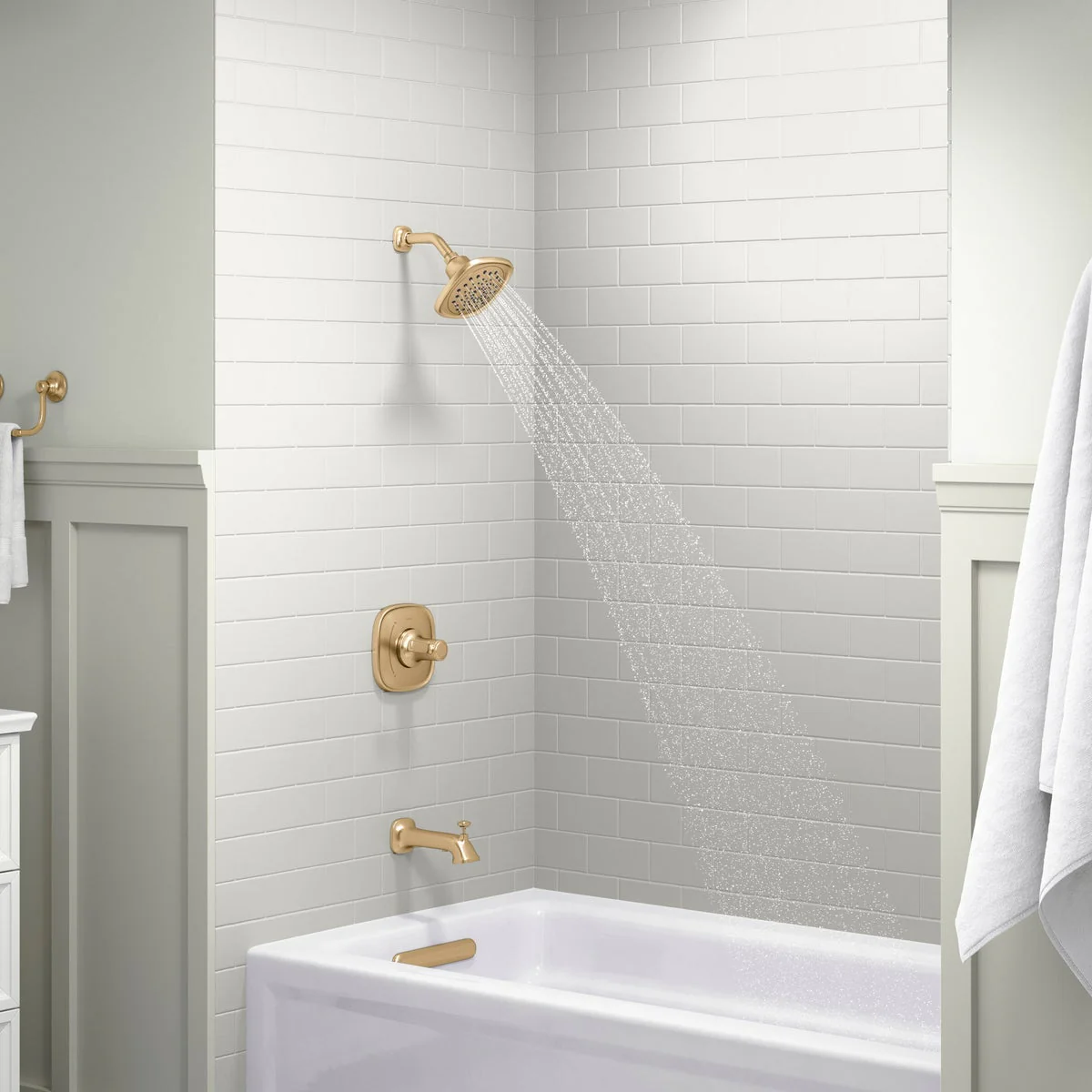 NEW - Kohler Terzet Rite-temp Bath and Shower Trim Set - Image 5