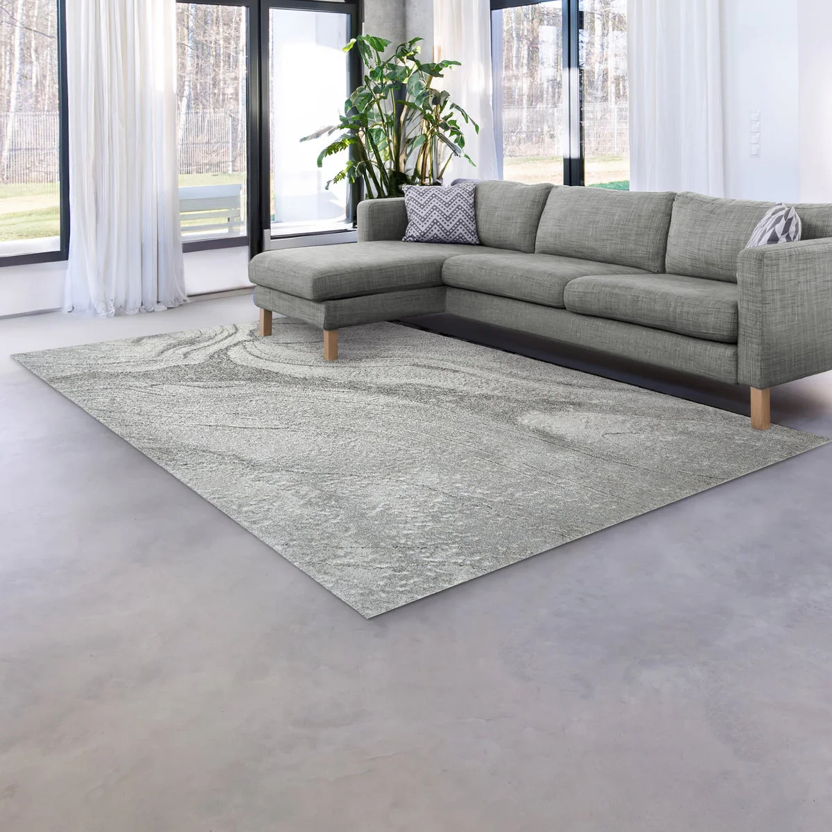 Icon Area Rug Collection, Atoll, Rug Size: 6 ft. 6 in. x 9 ft.
