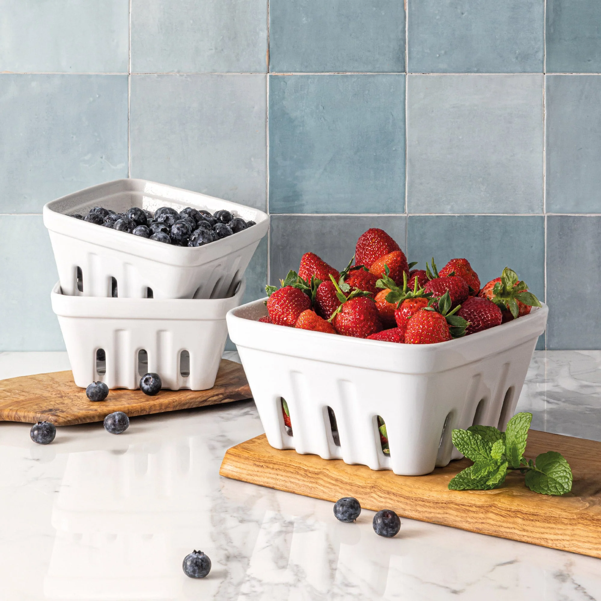 over&back 3-Piece Multipurpose Baskets