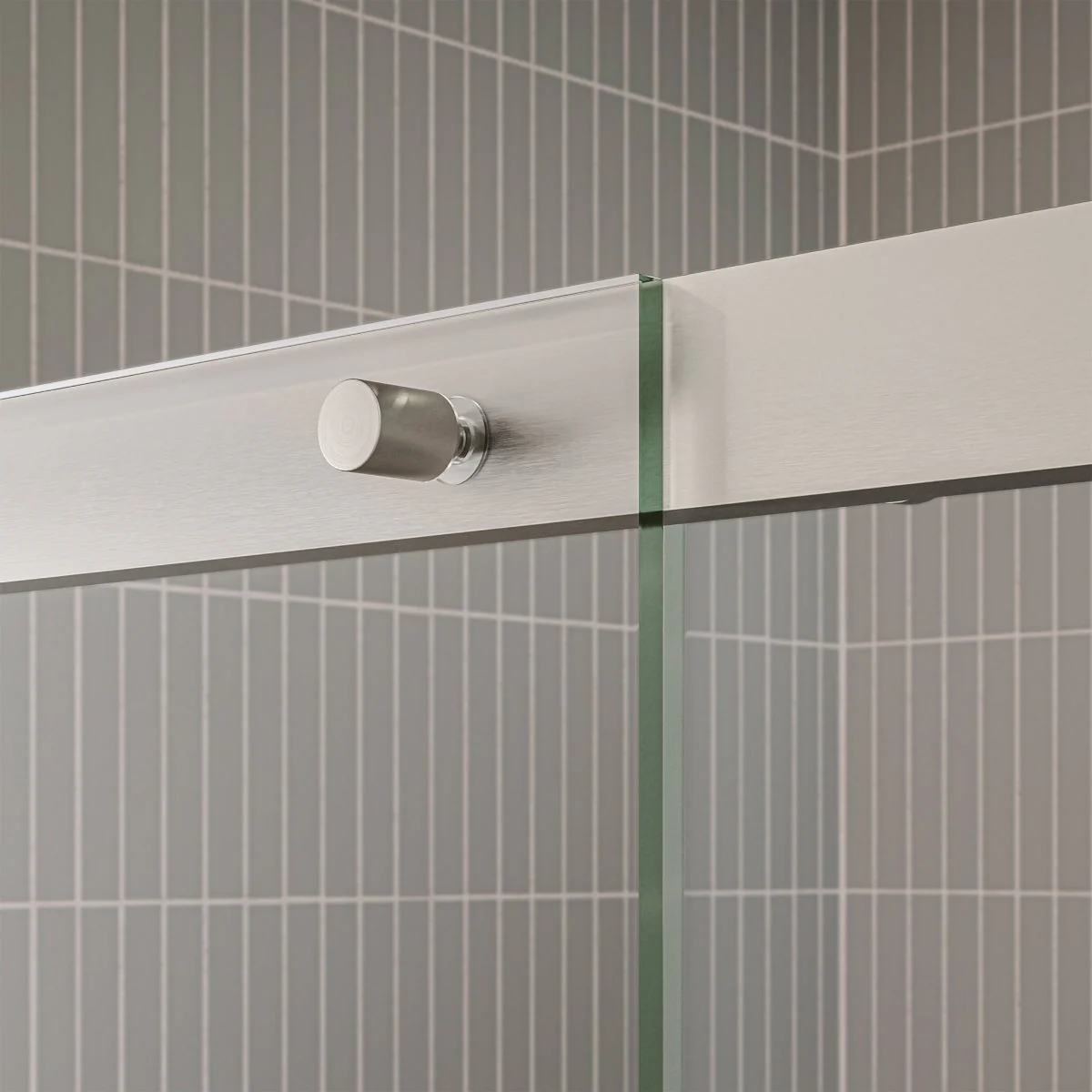 NEW Kohler Prone 76" x 60" Brushed Nickel Sliding Shower Door - Image 3