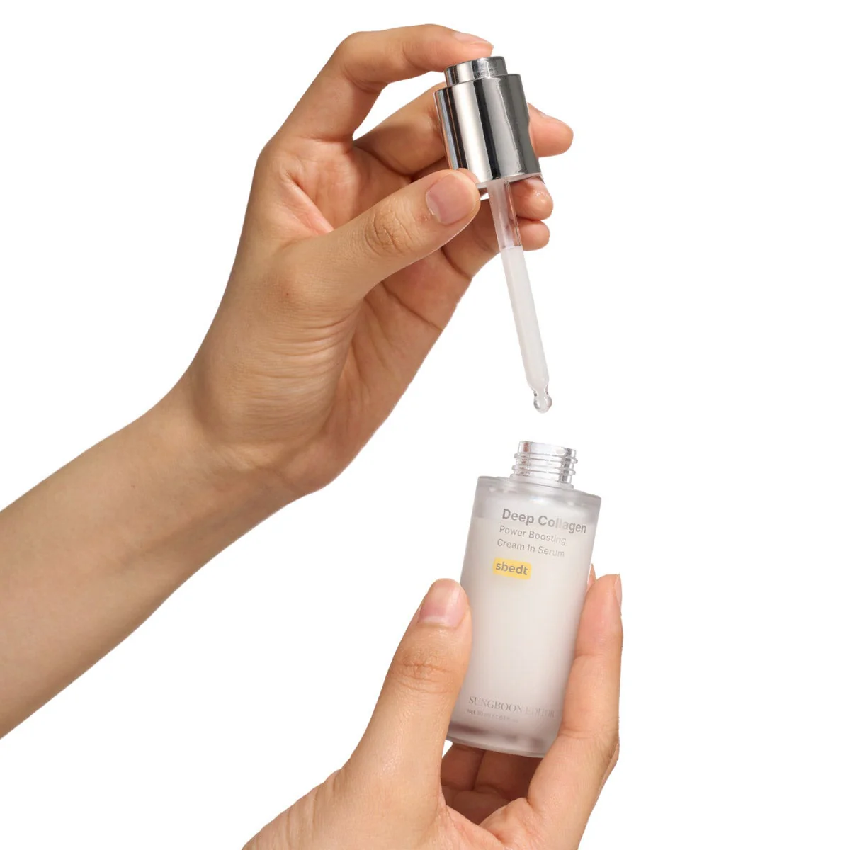 NEW - Sungboon Editor Deep Collagen Power Boosting Cream In Serum, 1.01 fl oz, 2-pack - Image 3