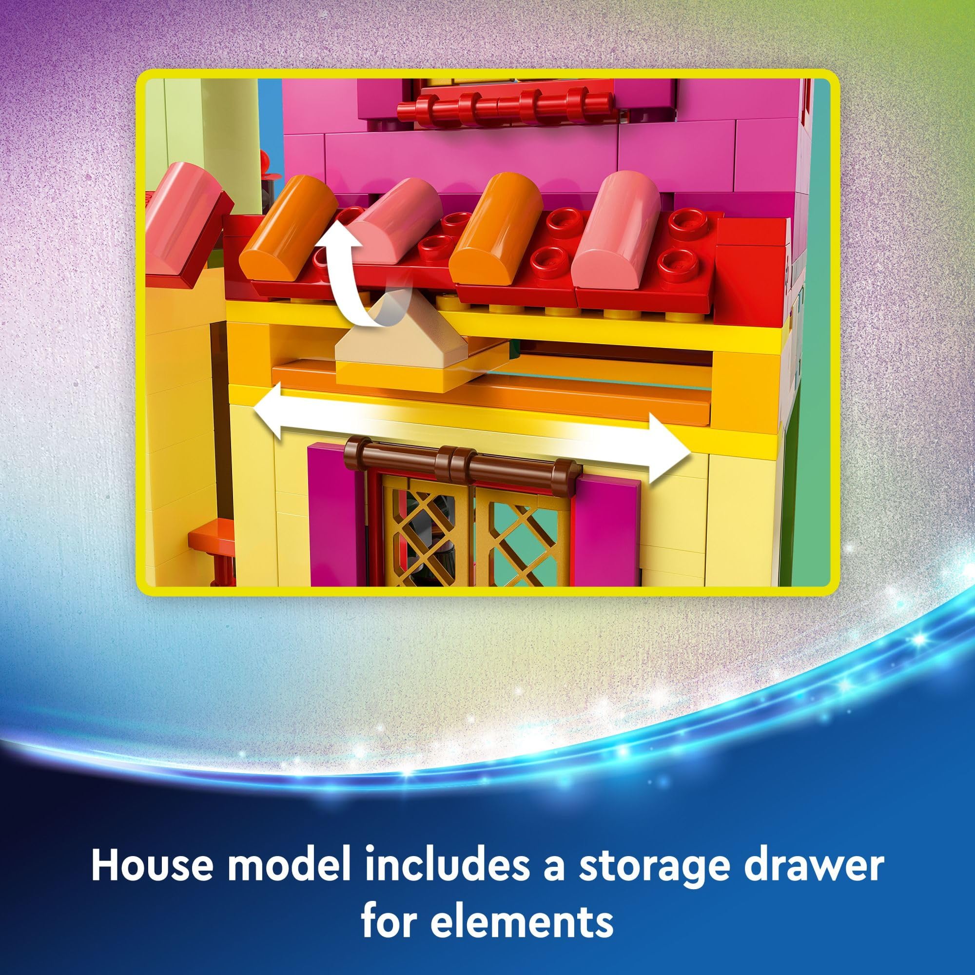 LEGO Disney Encanto The Magical Madrigal House Toy, Building Playset for Kids, Mirabel Princess Doll Figure, Disney Toy for Girls and Boys Ages 7 and Up, Fun Construction Encanto Set, 43245 - Image 4