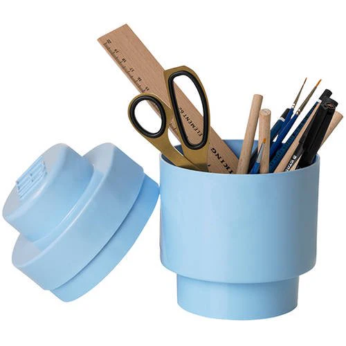 LEGO 1-Stud Round Storage Brick – Light Blue - Image 2