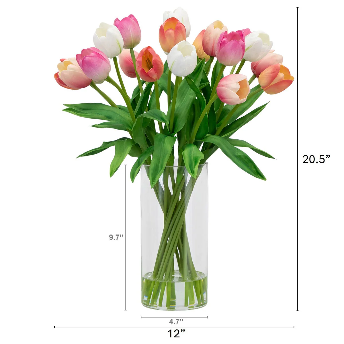 Faux 20” Tulip Arrangement - Image 2