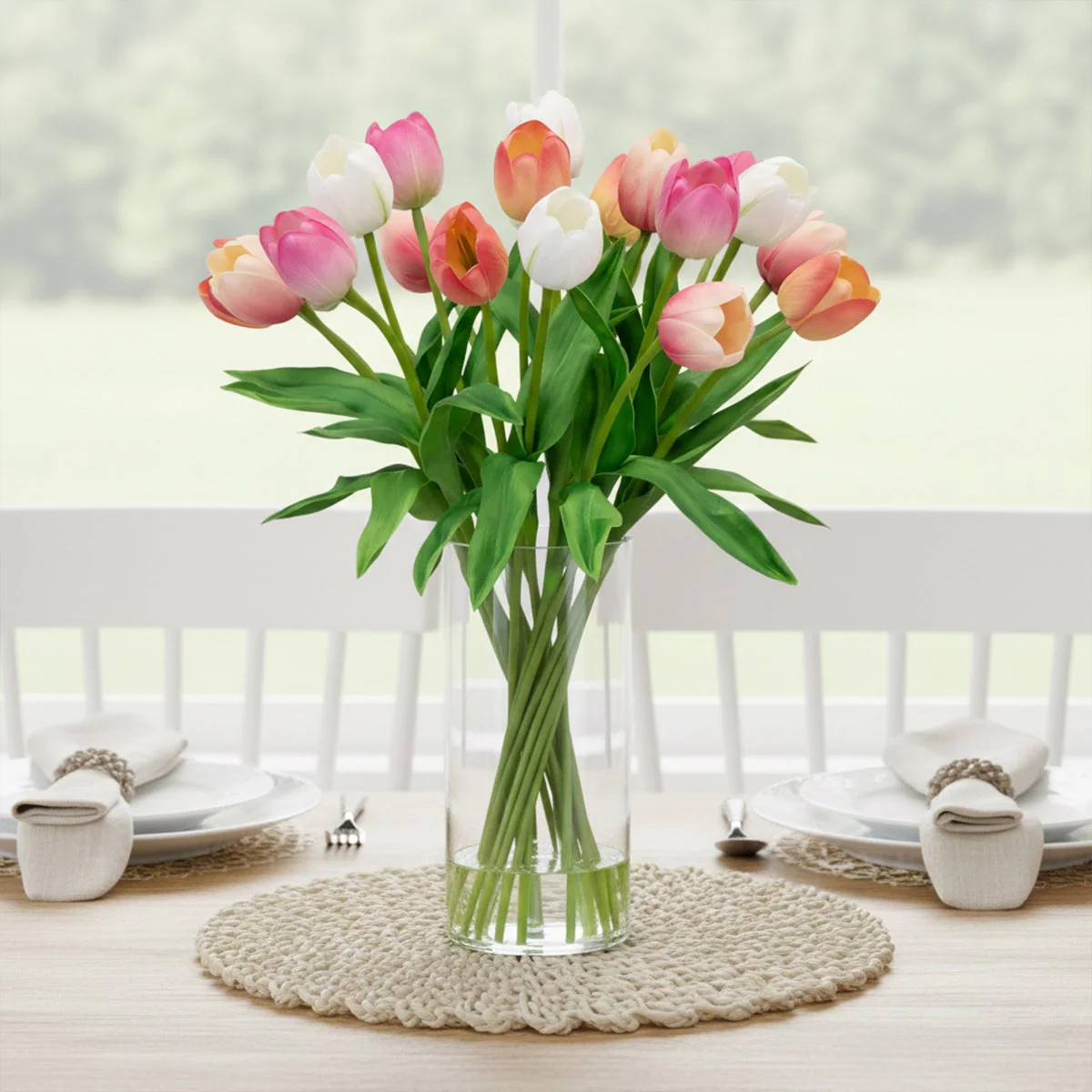 Faux 20” Tulip Arrangement - Image 6
