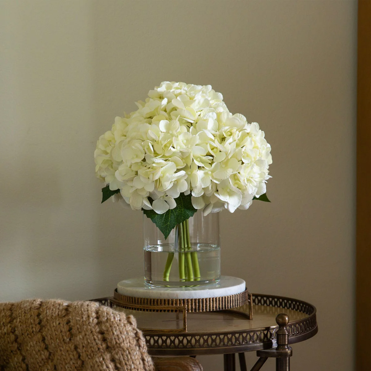 Faux 12 " Hydrangea Arrangement - Image 4