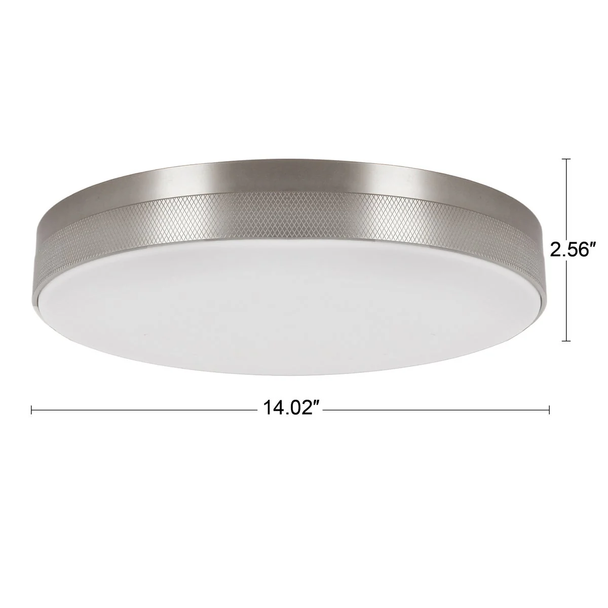 Energetic Lighting 14" Knurled Edge Flush with Selectable CCT, 2 Pack - Image 2