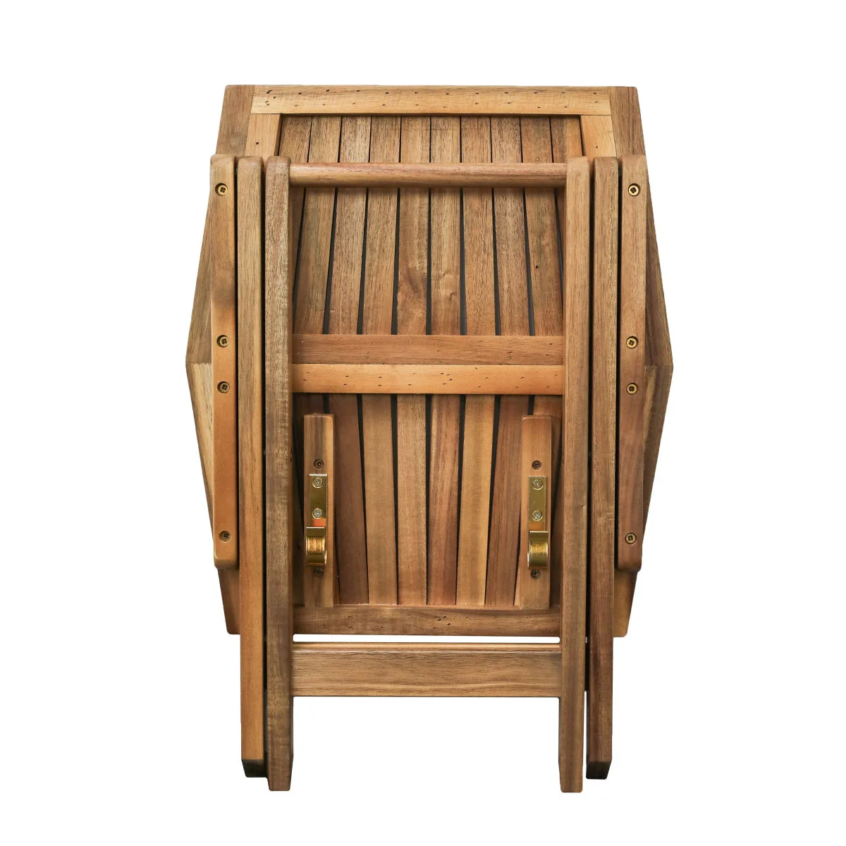 Melino Wooden Folding Table - Image 5