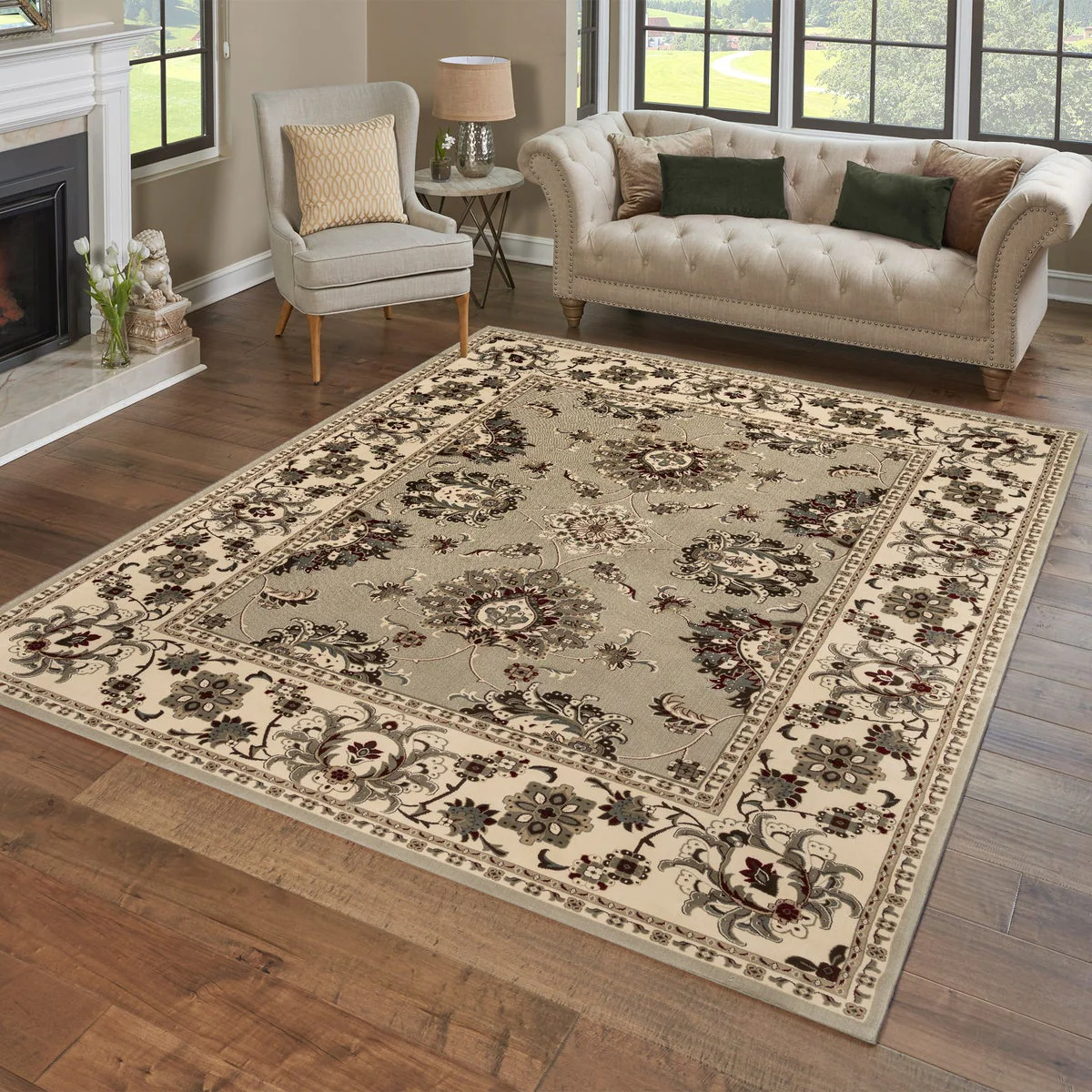 Thomasville Timeless Classic Rug Collection, Minerva, 5 ft. 3 in. x 7 ft. 5 in.