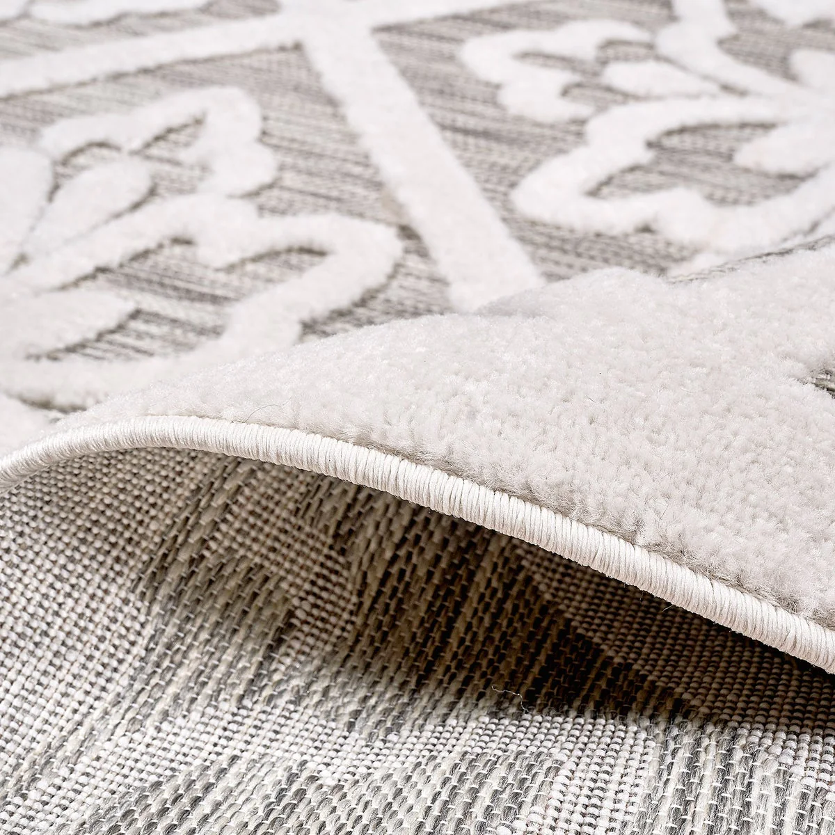 Laguna Indoor/Outdoor Area Rug, Bennet Gray Ivory, 7'10” x 10' - Image 6