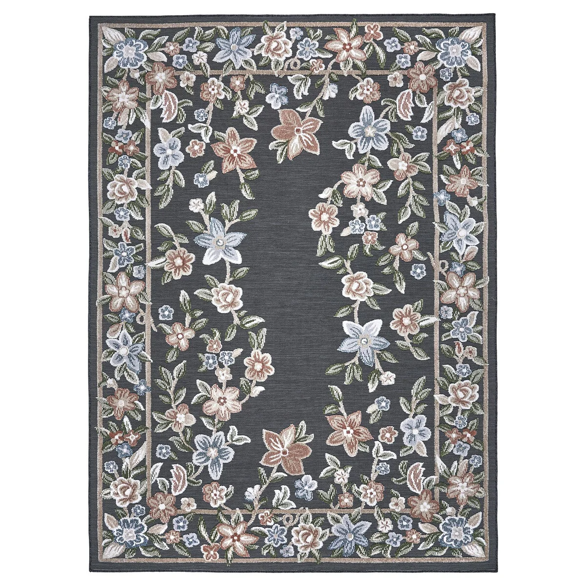 Laguna Indoor/Outdoor Area Rug, Beta Black, 7'10" x 10' - Image 7