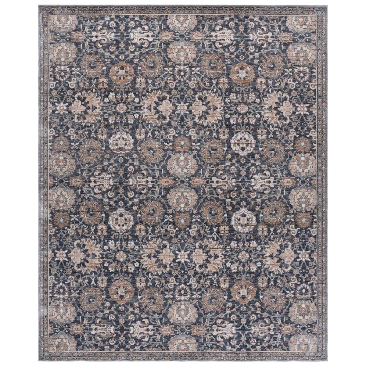 Safavieh Sutton Area Rug, Navy Brown, 8' x 10' - Image 6