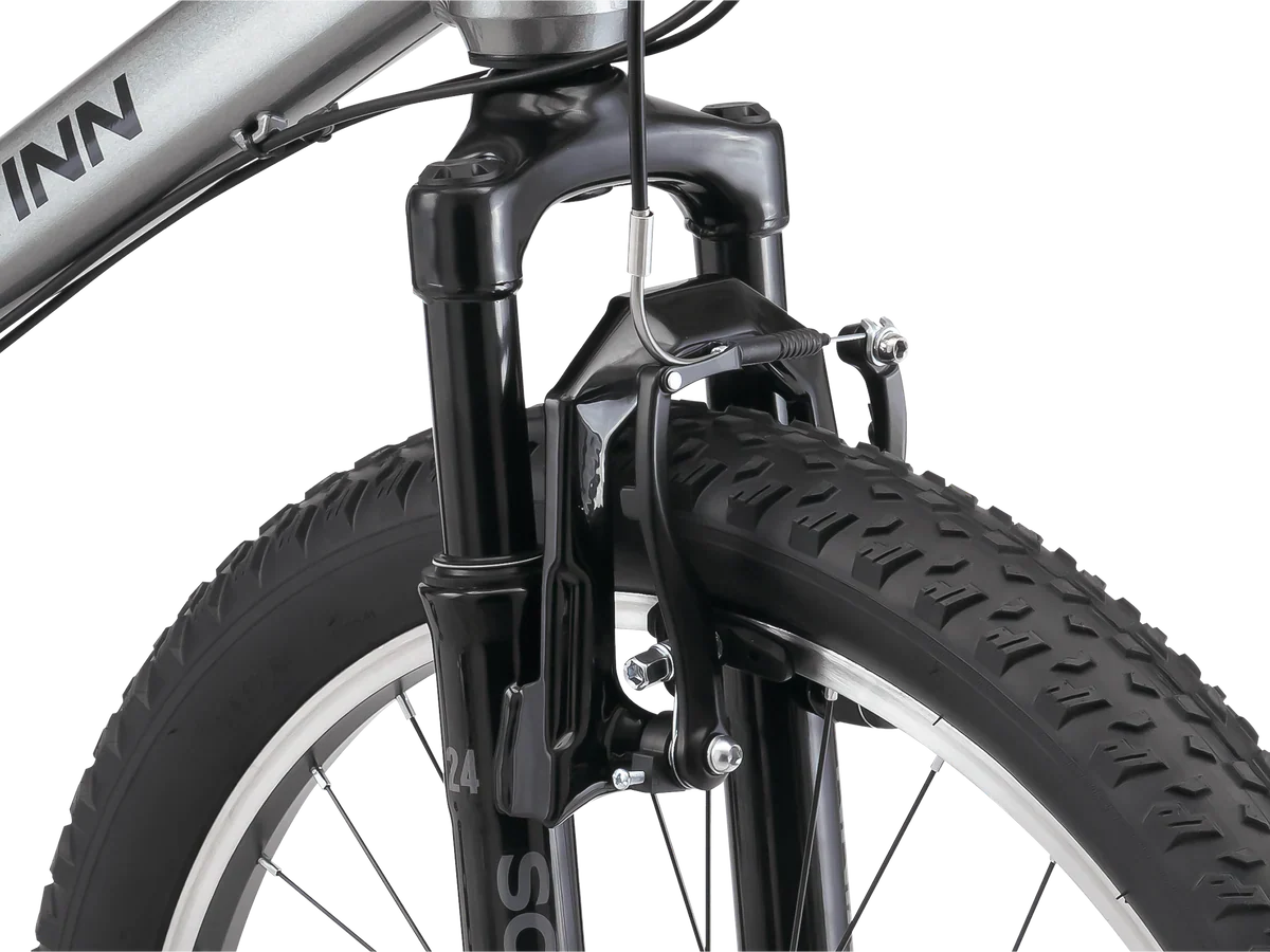 Schwinn Ranger Mountain Bike, 24 Inch Wheel, 21 Speeds, Silver - Image 5