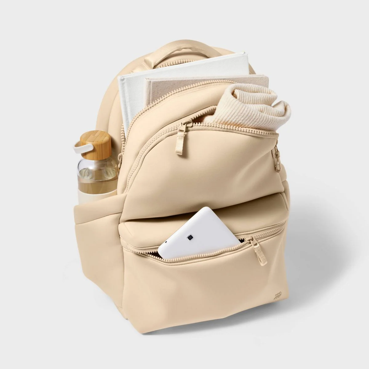 14L Faux Neoprene Backpack - All In Motion™ Cream - Image 3