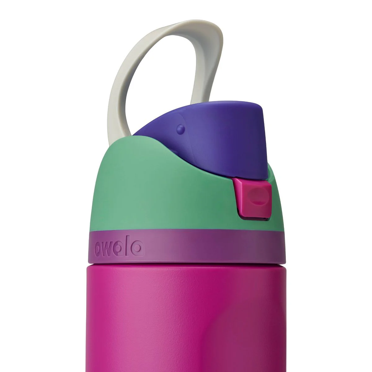 Owala Special Edition 24oz FreeSip Stainless Steel Water Bottle - Shocking Grape - Image 4