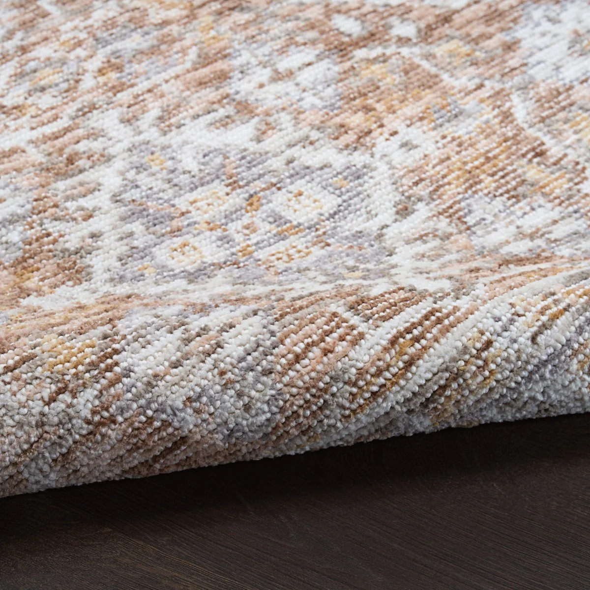 Nourison Hastings Area Rug Collection, Cian Ivory/Rust,  7 ft. 10 in. x 9 ft. 10 in. - Image 3