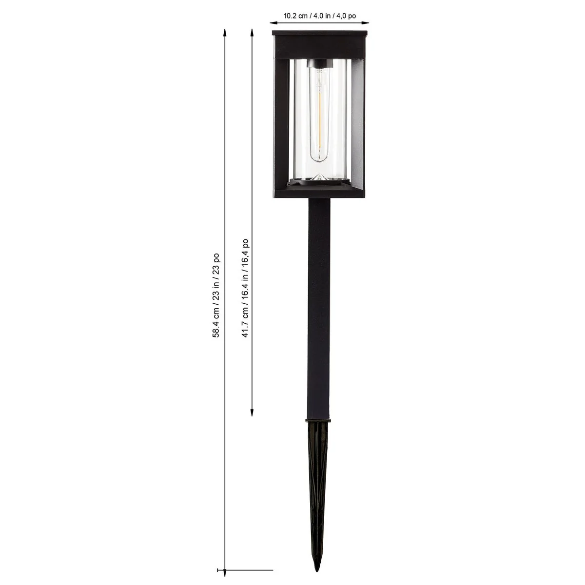 GTX Solar LED Pathway Lights, 4-pack - Image 2