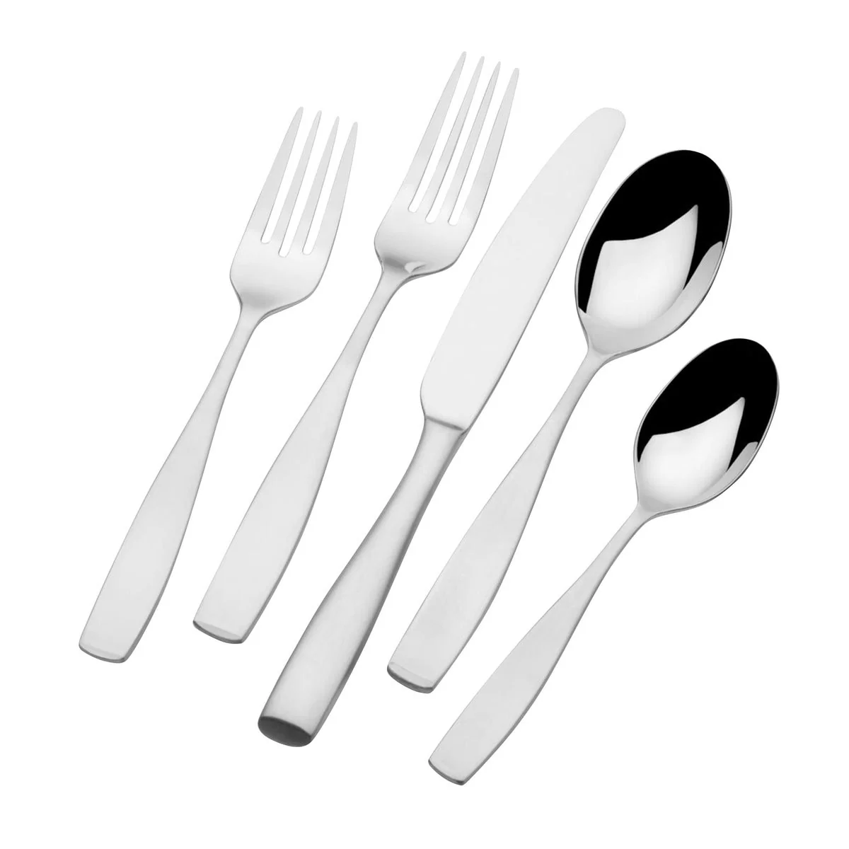 NEW - Mikasa Satin Loft 75-piece Flatware Set - Image 3