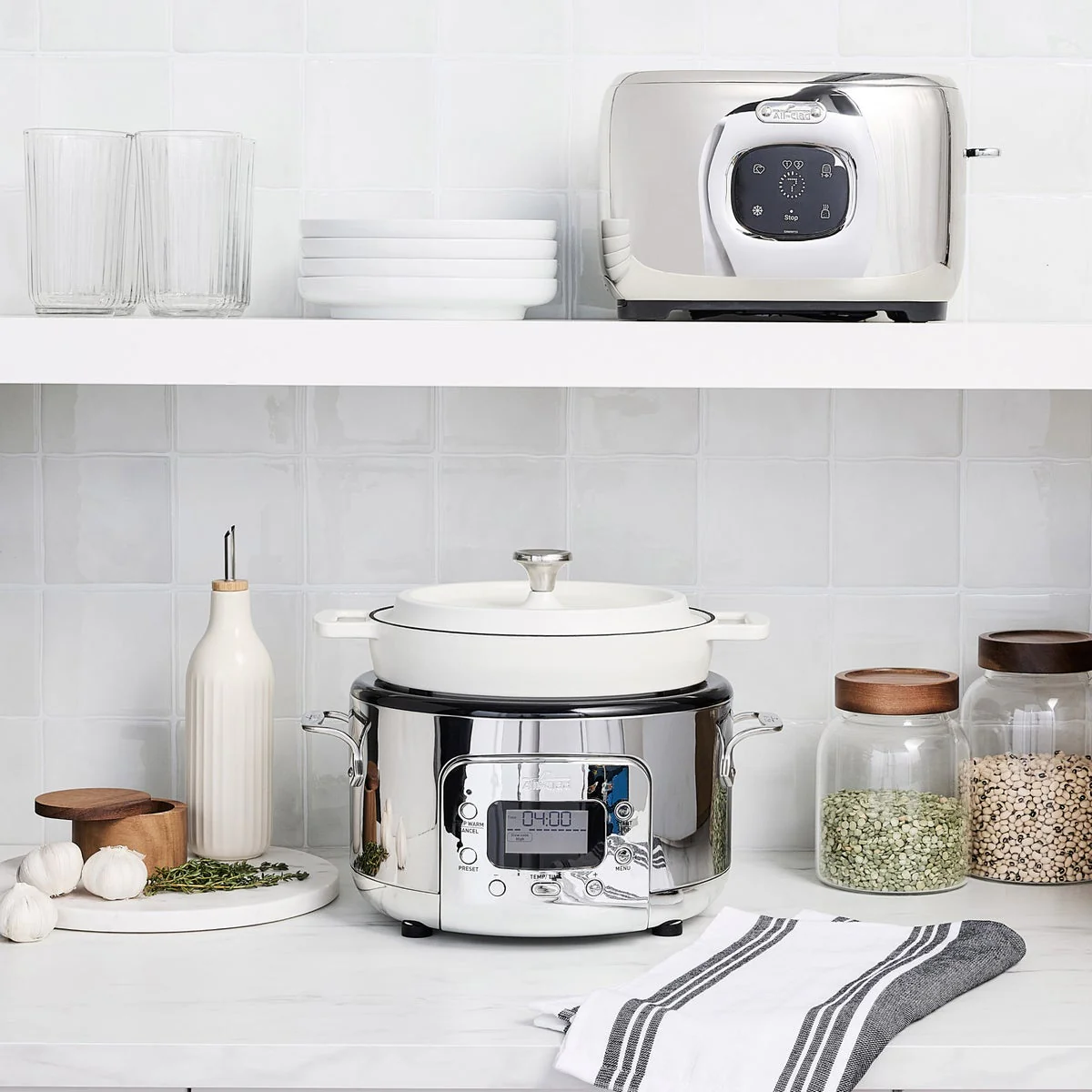 NEW - All-Clad 6-in-1 Digital Slow Cooker with Cast Iron Pot, 5 Quart - Image 6