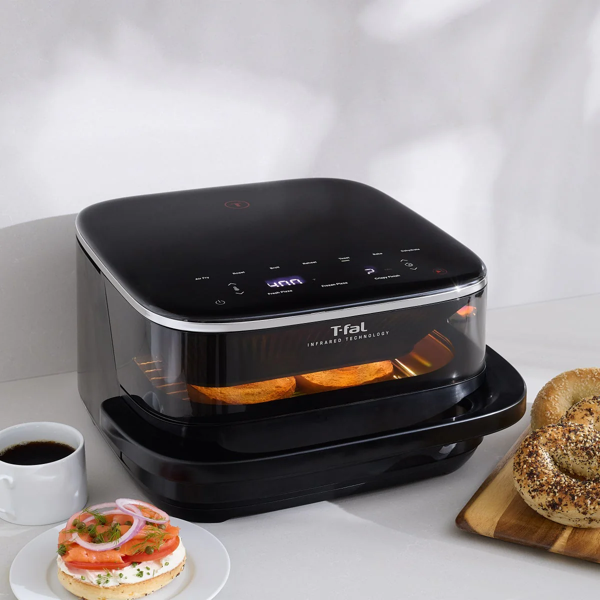 T-fal Surface XXL 6.3 Qt Infrared Air Fryer, 1800W, No Preheat, Black - Image 7