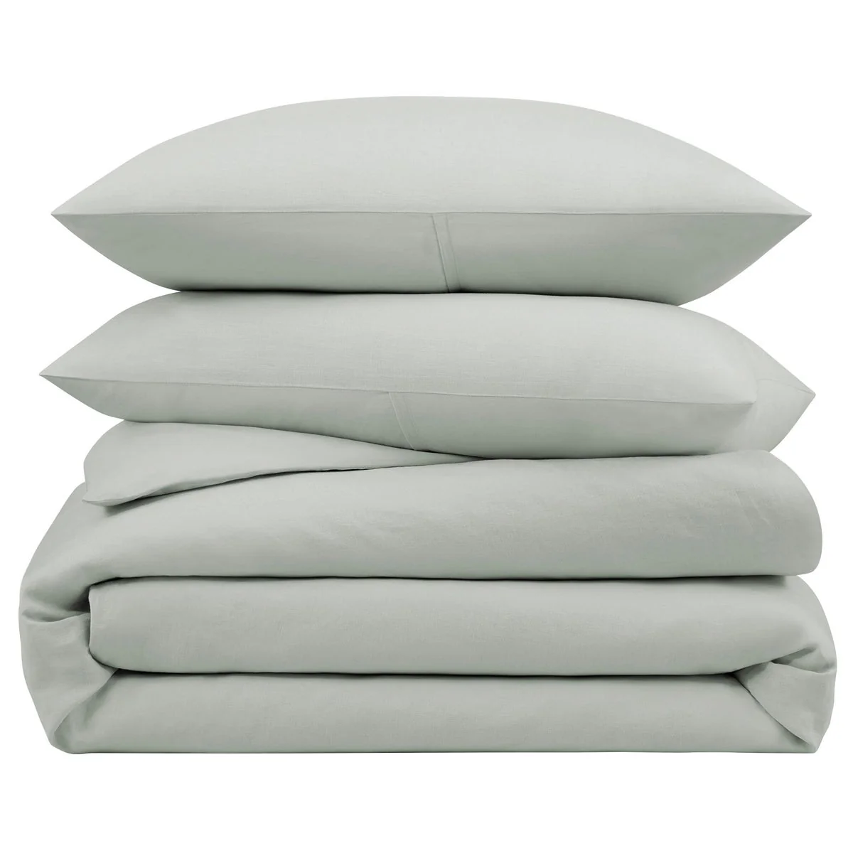 WelHome Cotton Linen Relaxed Duvet Cover, 3-piece Set, Queen/Full - Image 4