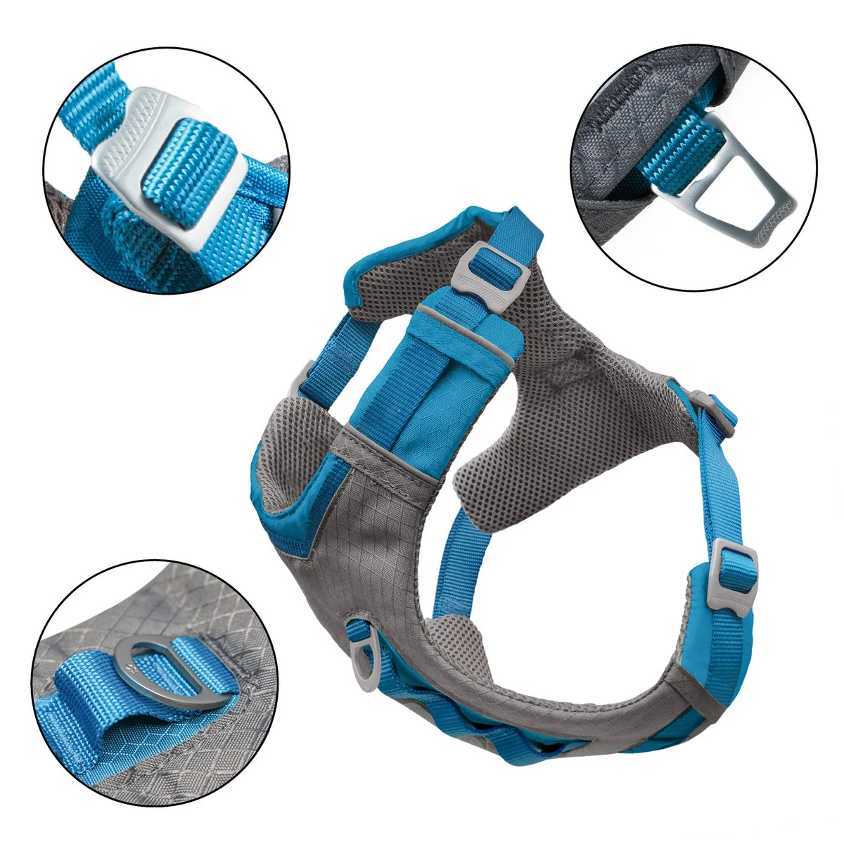 Kurgo Journey Air Harness and Quantum 6-in1 Leash Bundle, Small - Image 3