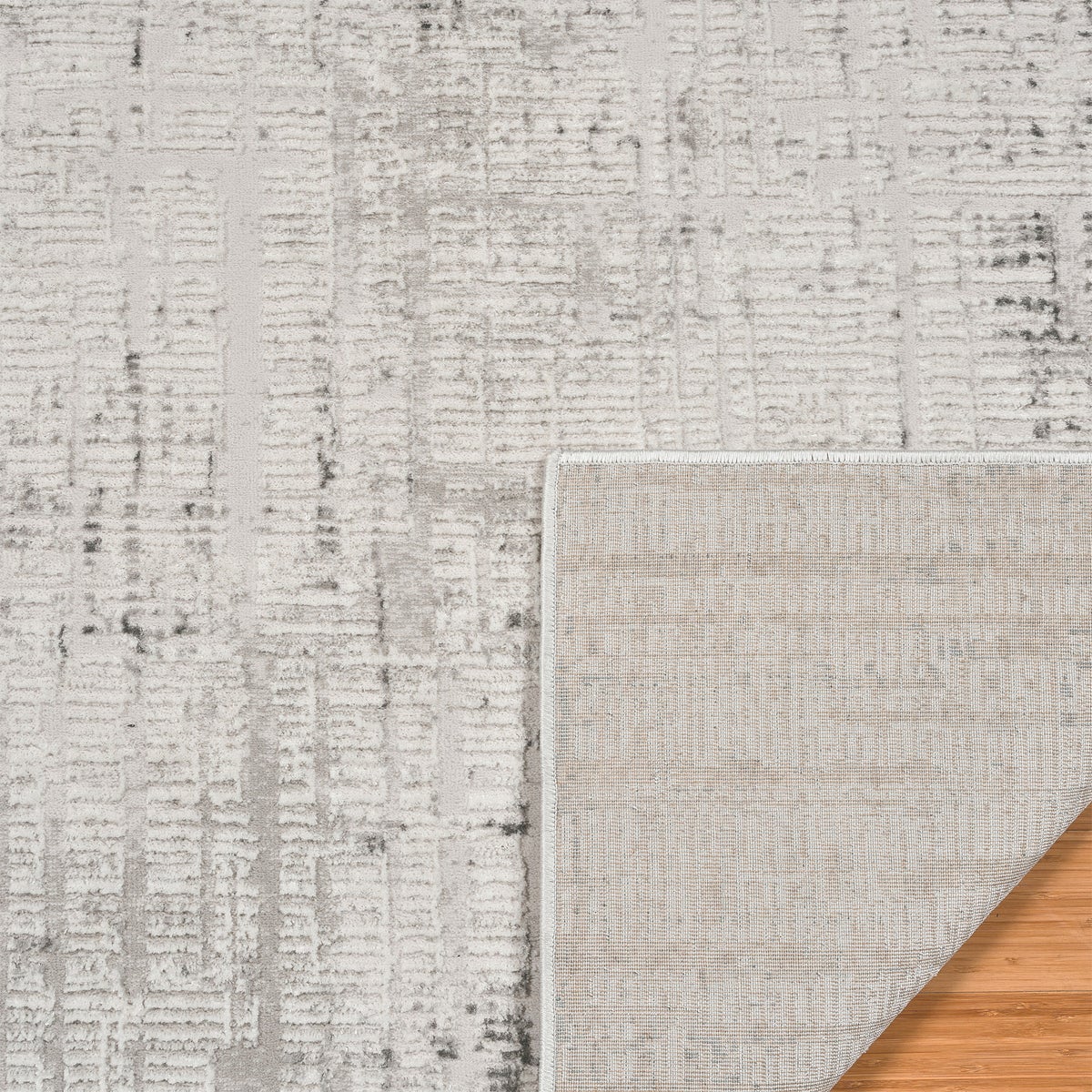 Divina Area Rug, Aloma Cream & Gray, Runner, 2'6" x 7' - Image 4