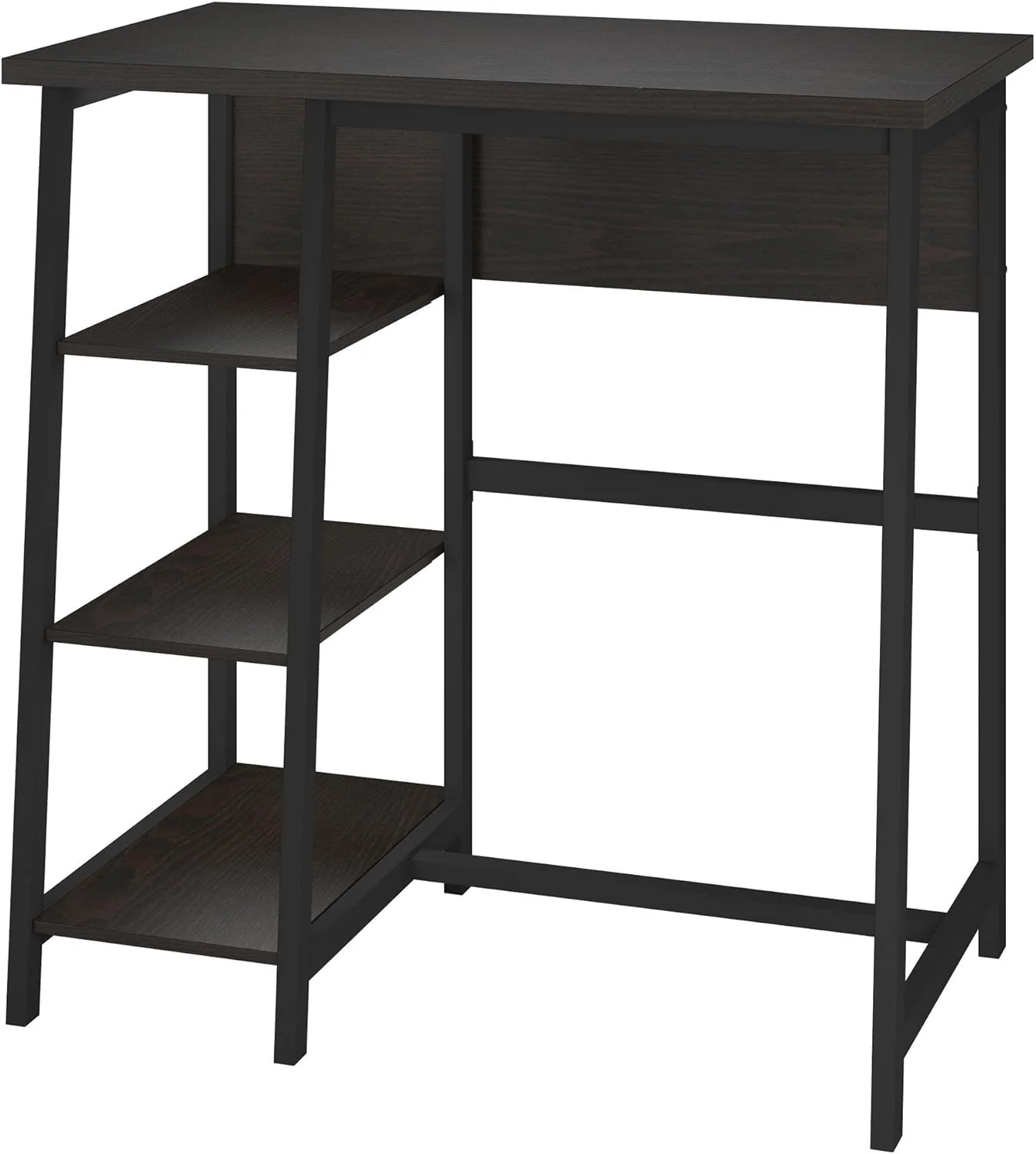 Like NEW - Ameriwood Home Coleton Standing Desk, Brown - Retail $159 - Image 2