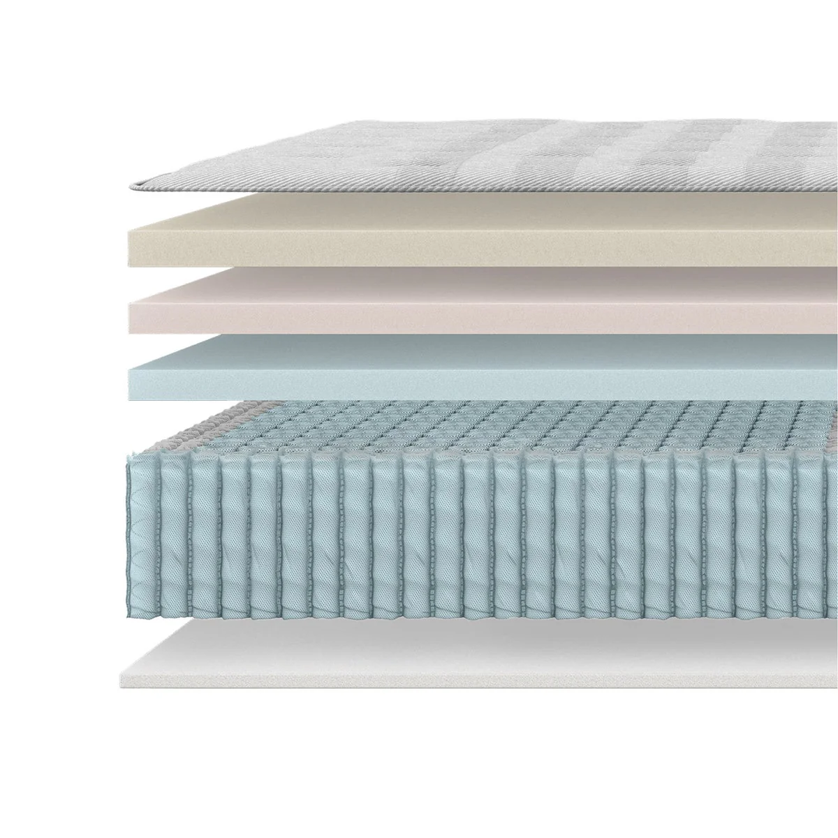 Leesa Oasis Chill 13.5" Euro Top Medium Firm Hybrid Mattress, Queen - Image 3