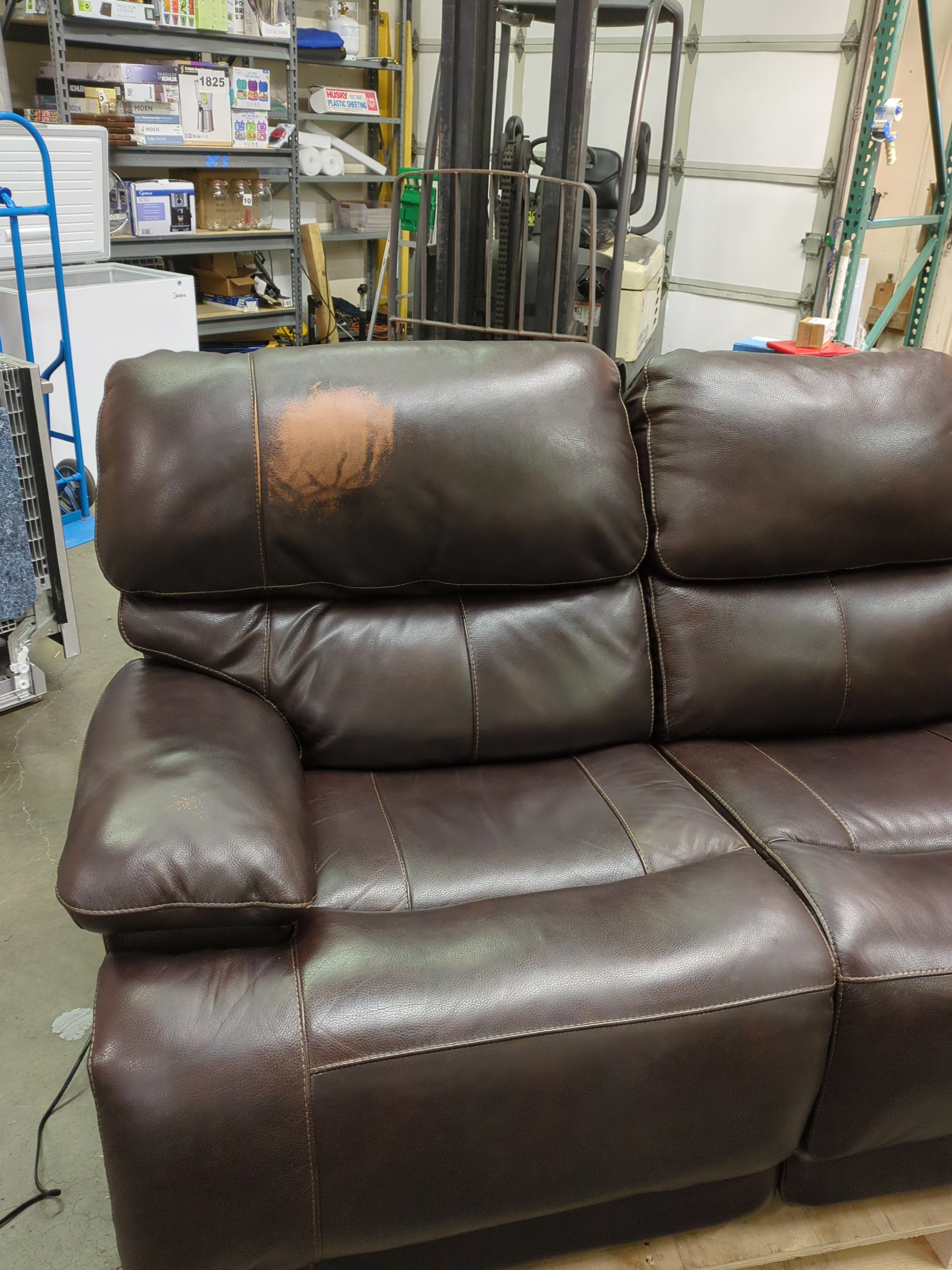 Costco - Aleena Leather Power Reclining Sofa with Power Headrest - Retail $999 - Image 2