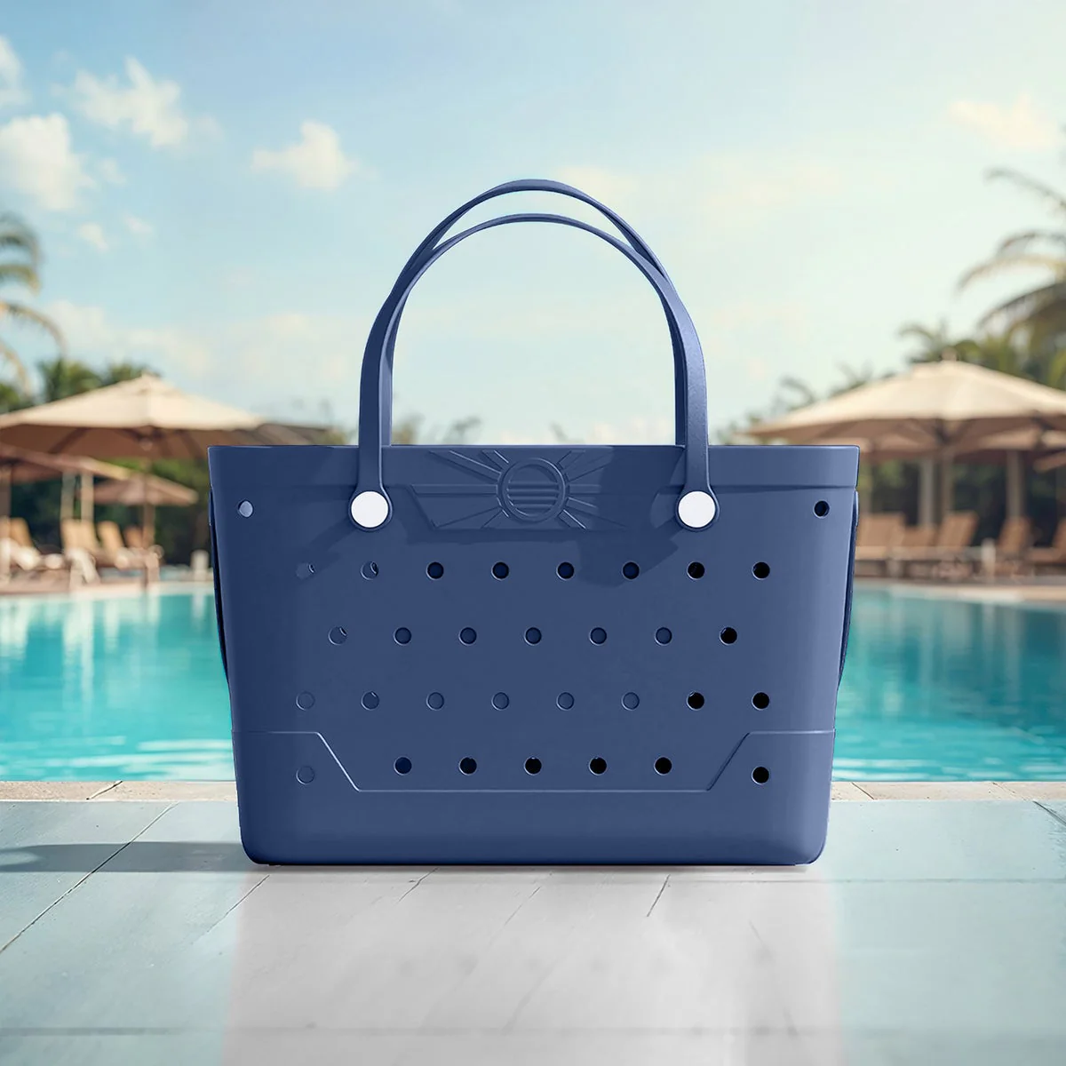 Beachcomber Bag, Navy Blue - Image 3