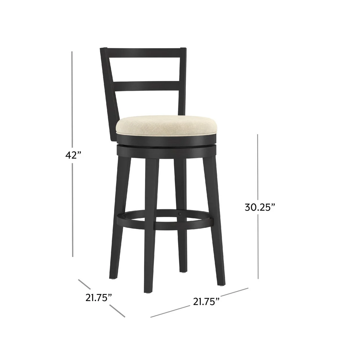 NEW - Fletcher Bar Height Swivel Stool - Image 5