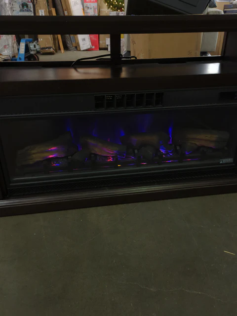 Costco - Tresanti Mayson TV Console with ClassicFlame CoolGlow 2-in-1 Electric Fireplace and Fan - Retail $599 - Image 2