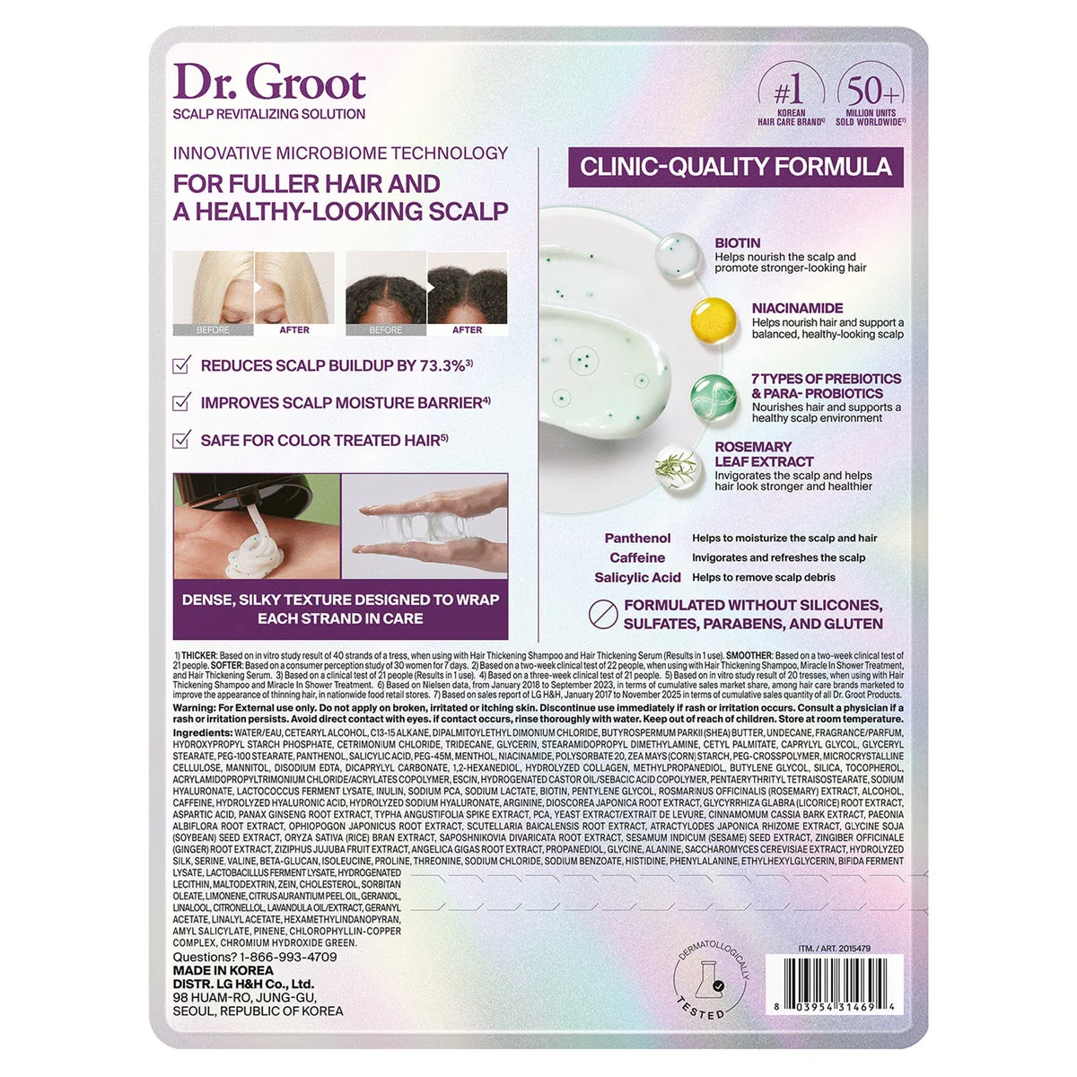 Dr. Groot Scalp Revitalizing Conditioner, 9.46 fl oz, 2-pack - Image 2