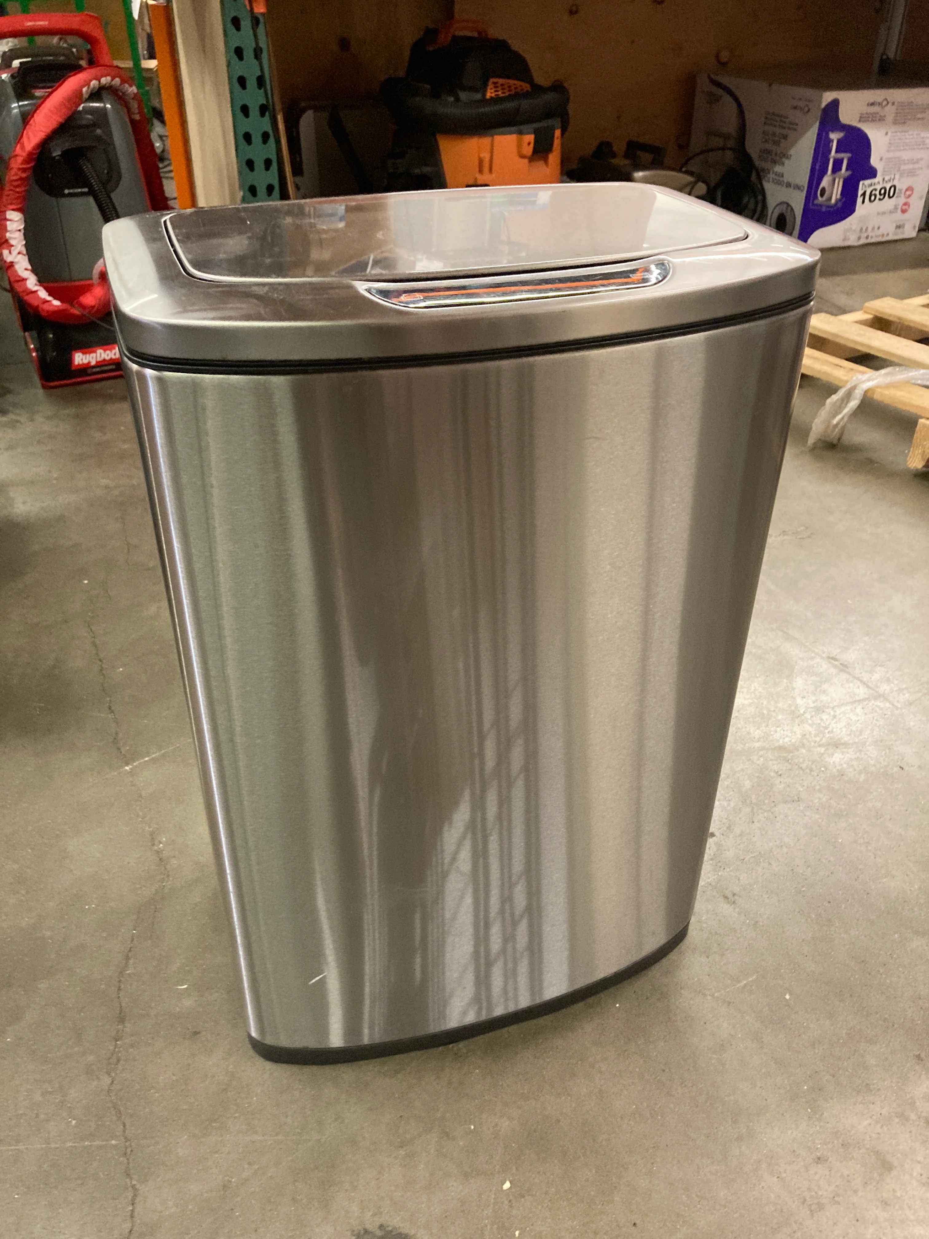 Costco - EKO 47L Stainless Steel Motion Sensor Trash Can - Retail $49