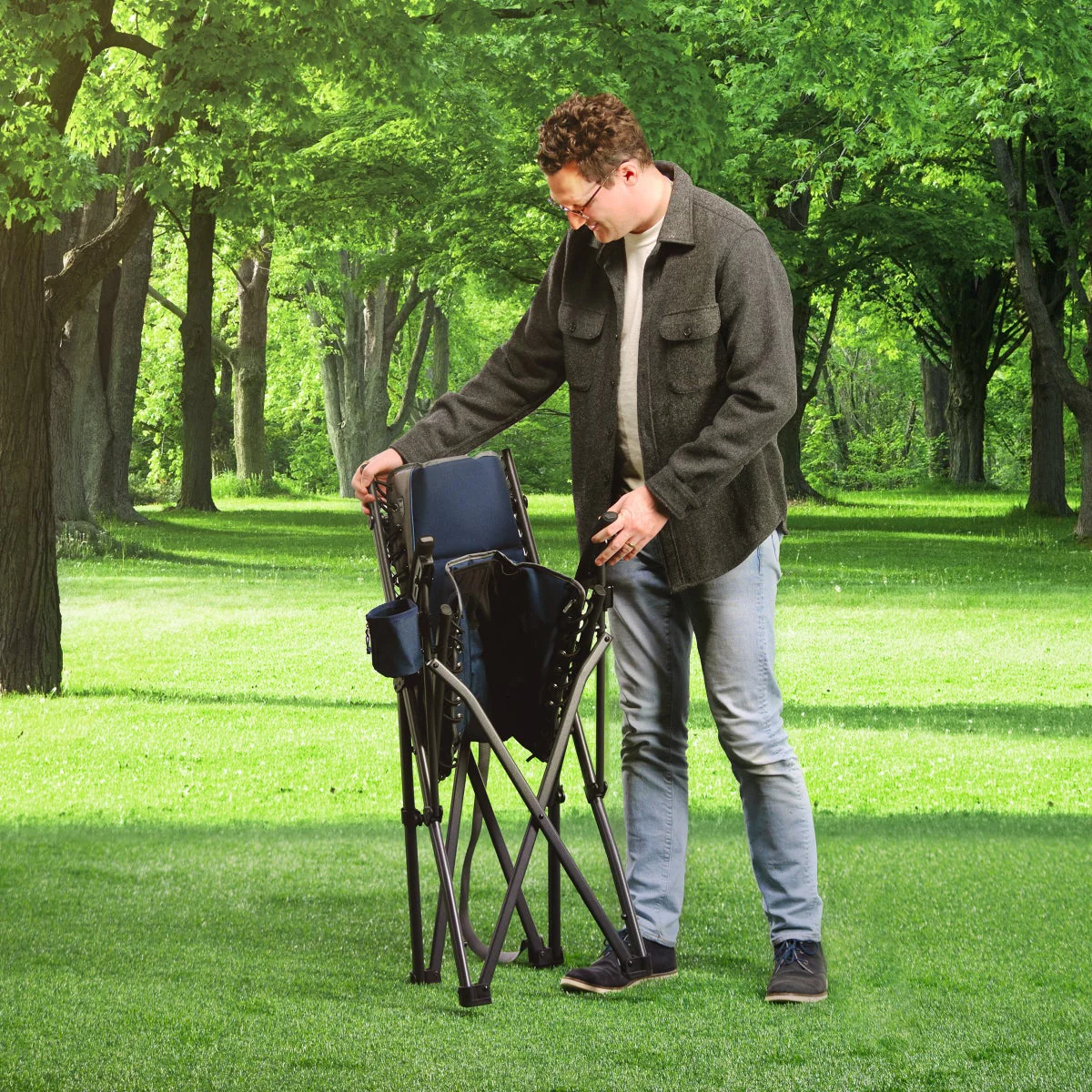 Timber Ridge Vene Bungee Suspension Folding Chair - Image 5