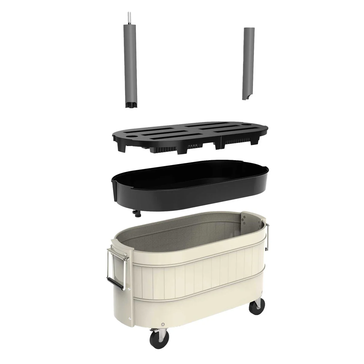 Permasteel Rolling Self-Watering Garden Bed - Image 3